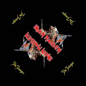 Iron Maiden Unisex The Trooper Black Bandana