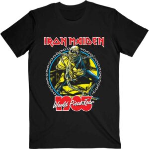 Iron Maiden World Piece Tour '83 V.2. Black T-Shirt