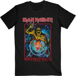 Iron Maiden World Piece Tour '84 V.1. Black T-Shirt