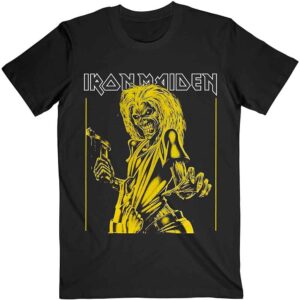 Iron Maiden Yellow Flyer Black T-Shirt