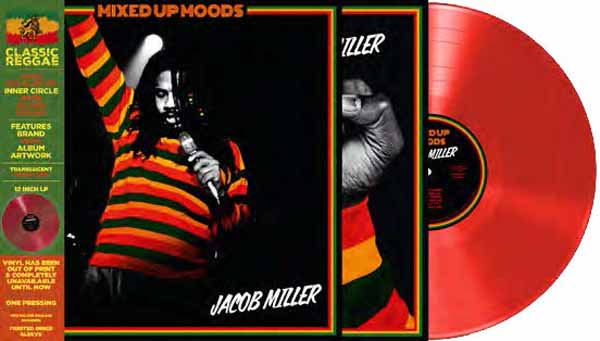 Jacob Miller – MIXED UP MOODS (RED VINYL) Vinyl LP