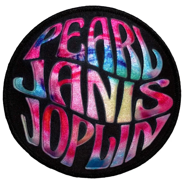Janis Joplin Pearl Circle Patch