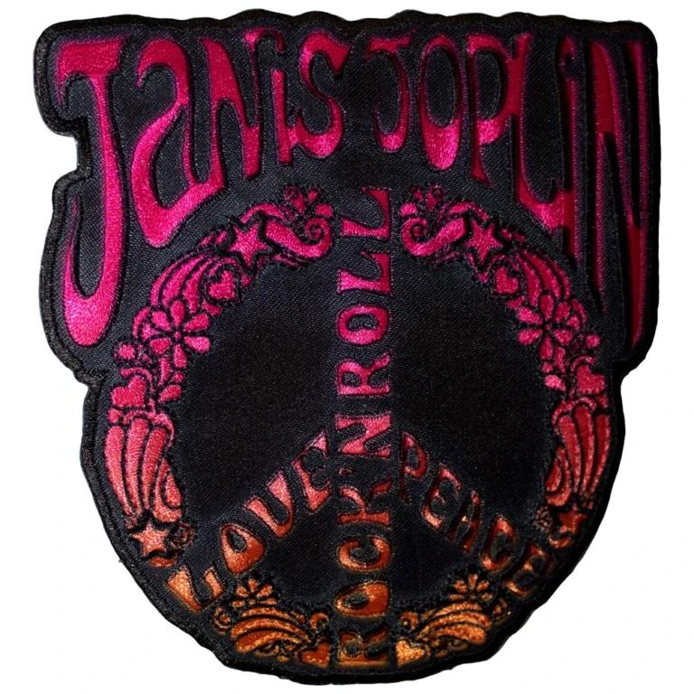 Janis Joplin Peace Sign Patch