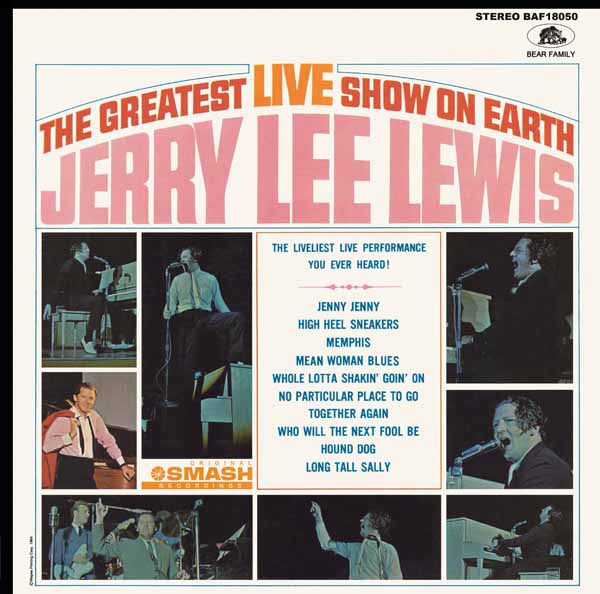 Jerry Lee Lewis – THE GREATEST LIVE SHOW ON EARTH Vinyl LP