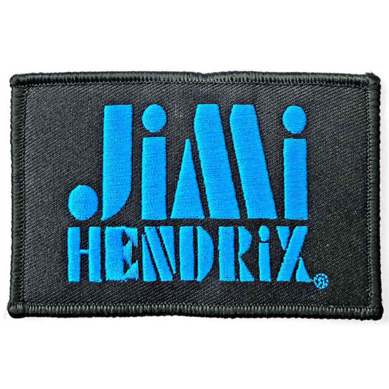 Jimi Hendrix Stencil Logo Patch