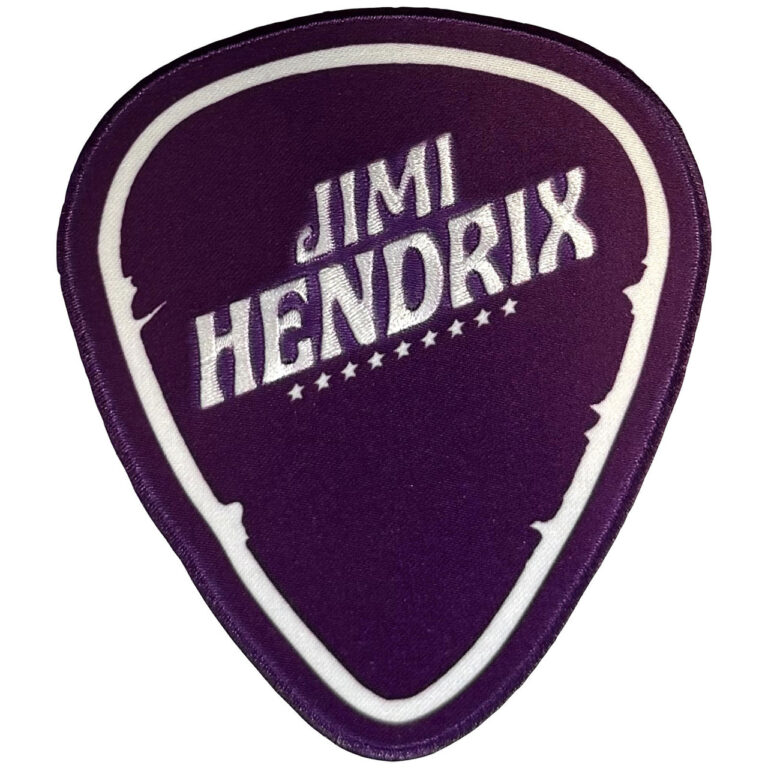 Jimi Hendrix Plectrum Woven Patch