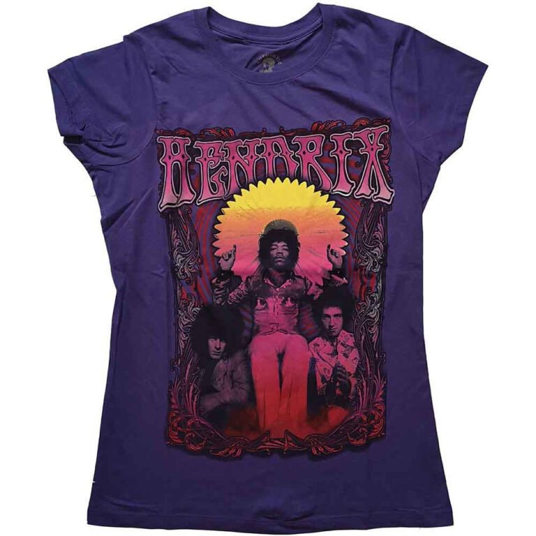 Jimi Hendrix Karl Ferris Wheel Ladies T-Shirt