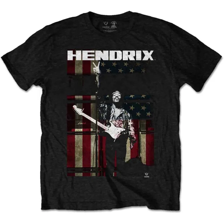 Jimi Hendrix Peace Flag T-Shirt