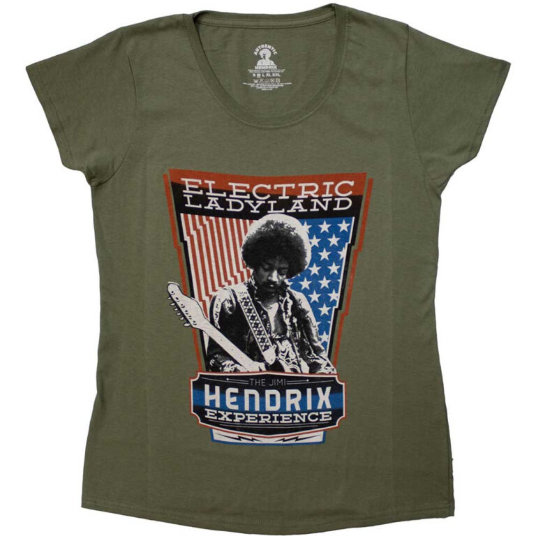 Jimi Hendrix Electric Ladyland Ladies T-Shirt