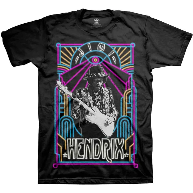 Jimi Hendrix Electric Ladyland Neon T-Shirt