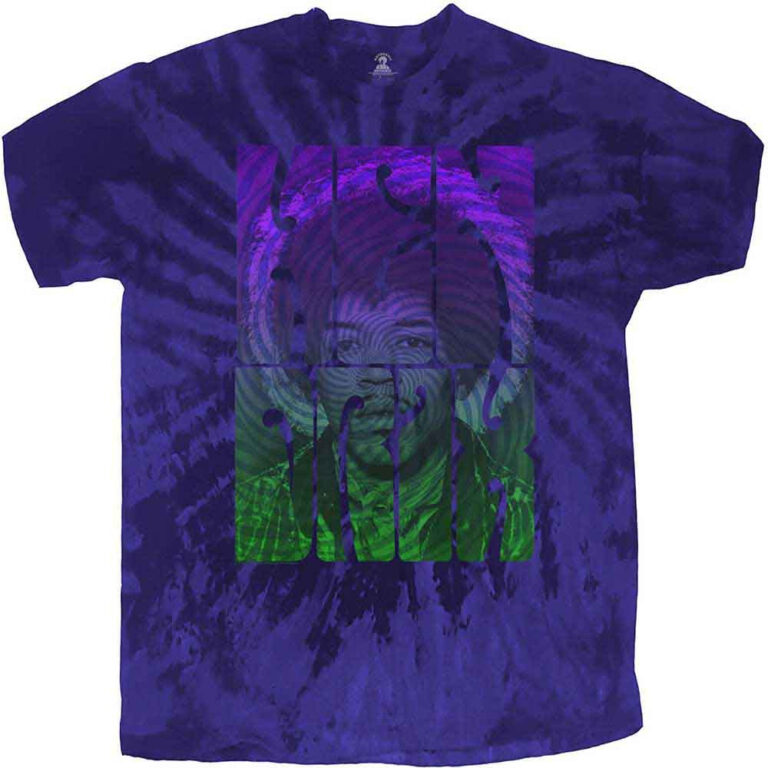 Jimi Hendrix Swirly Text T-Shirt