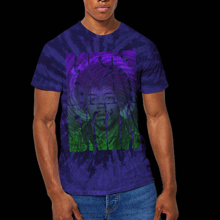 Jimi Hendrix Swirly Text T-Shirt