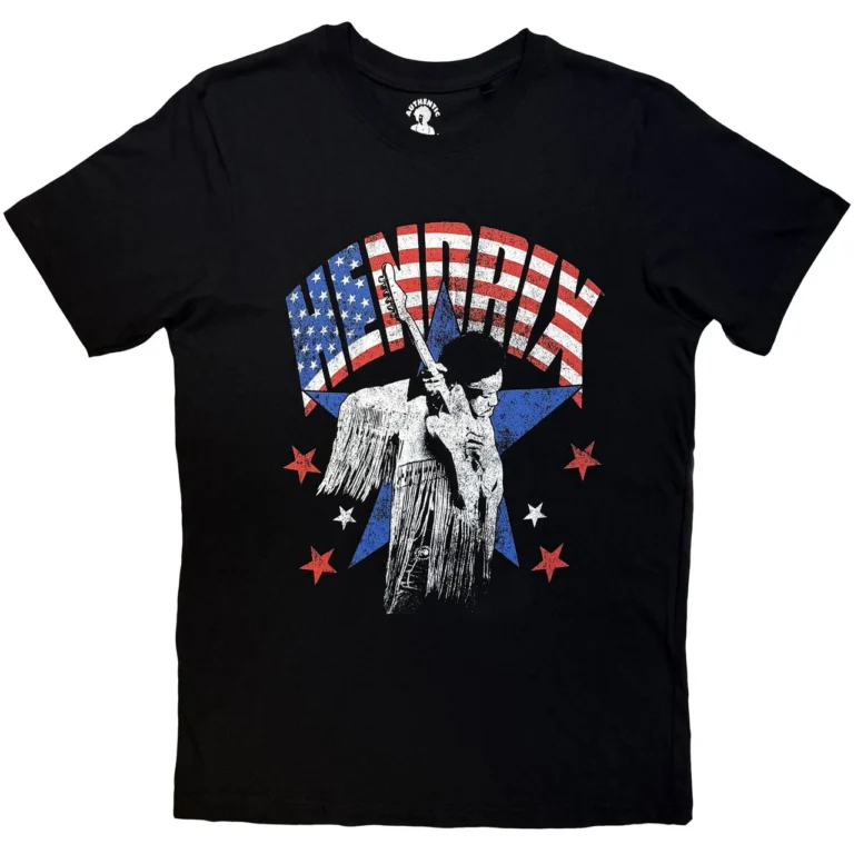Jimi Hendrix Flag T-Shirt