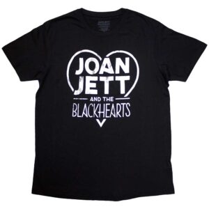 Joan Jett & The Blackhearts Band Logo Black T-Shirt