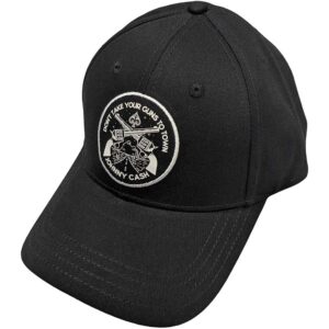 Johnny Cash Don't Take Your Guns Black Baseball Cap