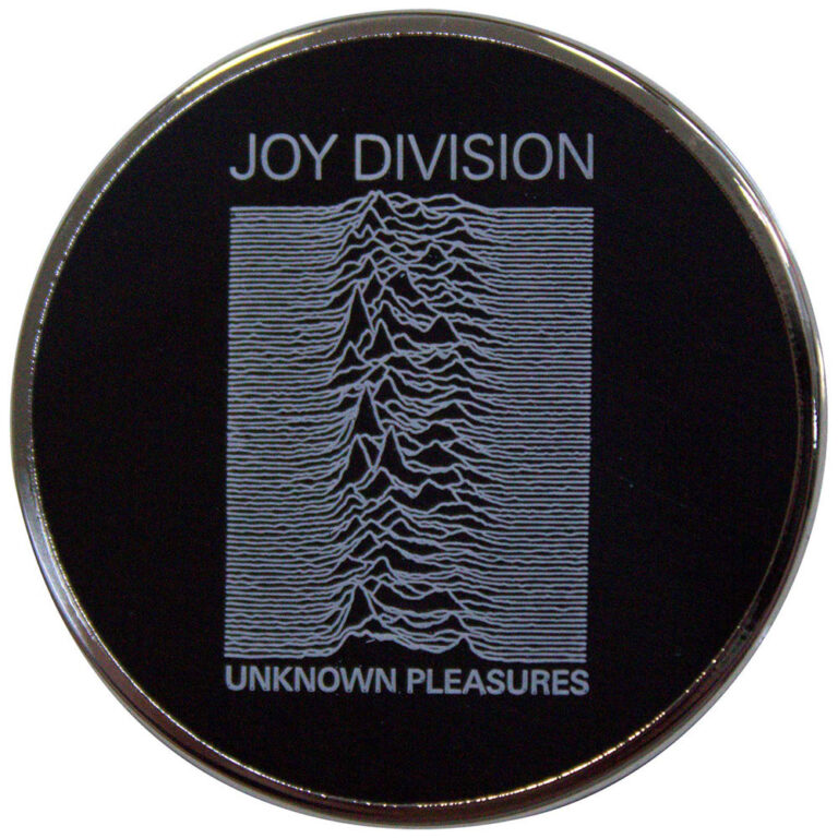 Joy Division Unknown Pleasures Pin Badge
