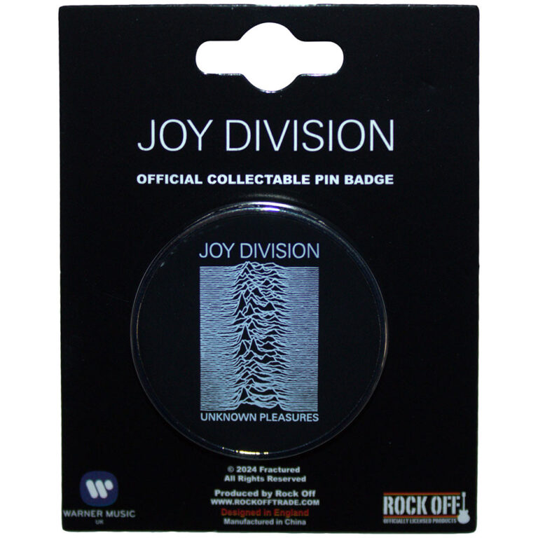 Joy Division Unknown Pleasures Pin Badge
