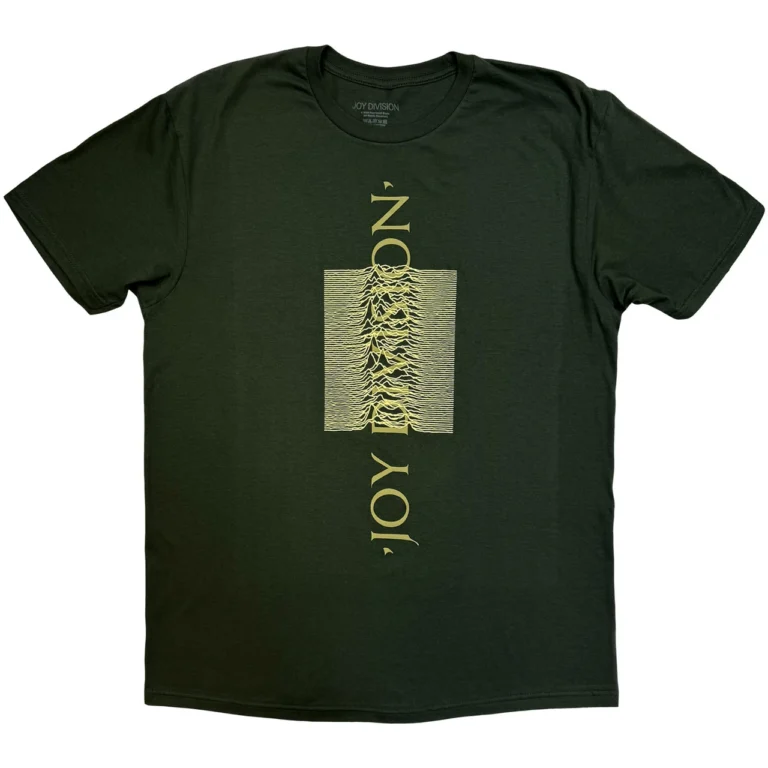Joy Division Blended Pulse (Green) (Sleeve Print) T-Shirt