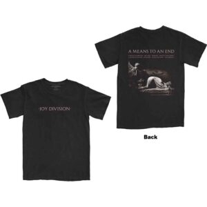 Joy Division A Means To An End Black Back Print T-Shirt