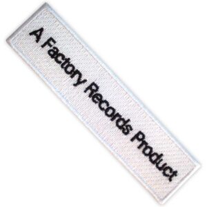 Joy Division Factory Records Patch