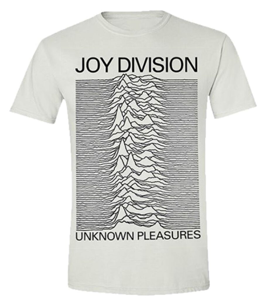 Joy Division - Unknown Pleasures (white) T-Shirt