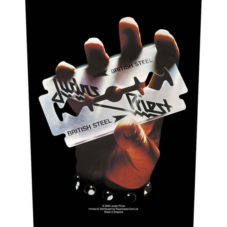 Judas Priest British Steel Back Patch