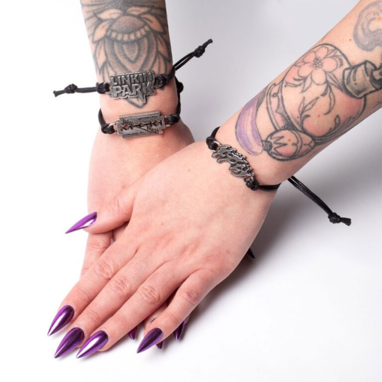 Judas Priest Corded Razorblade Wrist Strap