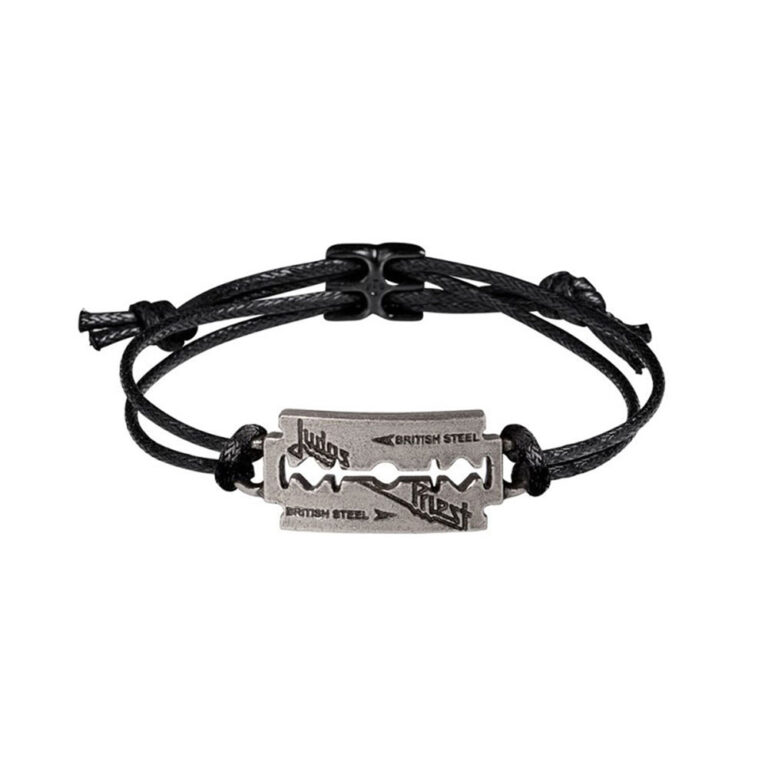 Judas Priest Corded Razorblade Wrist Strap