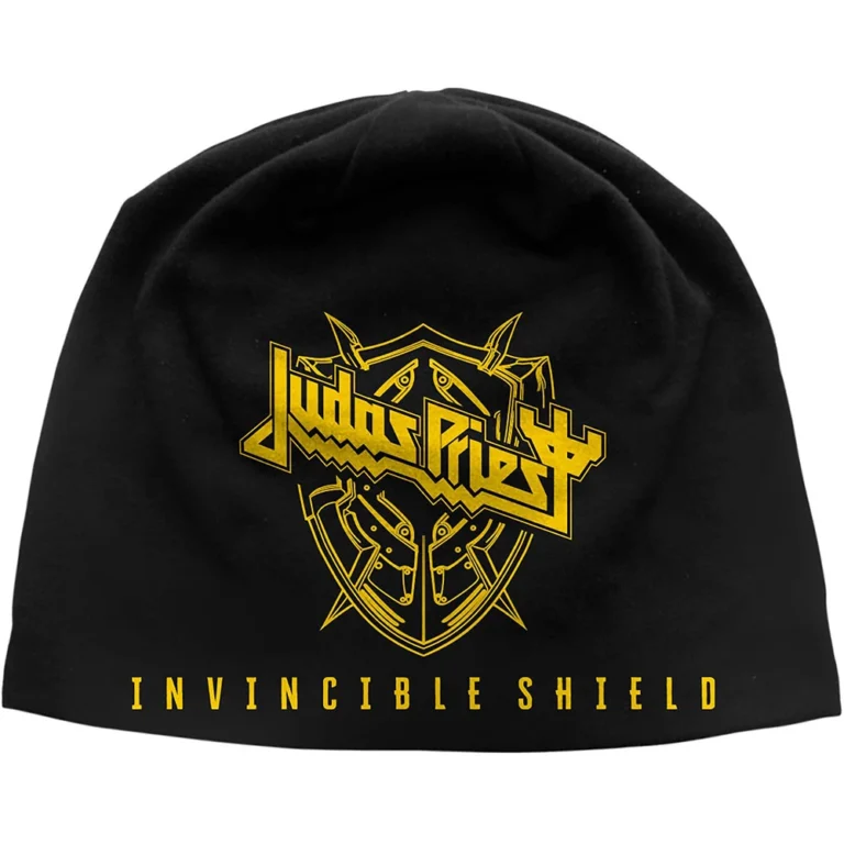 Judas Priest Invincible Shield JD Print Beanie Hat
