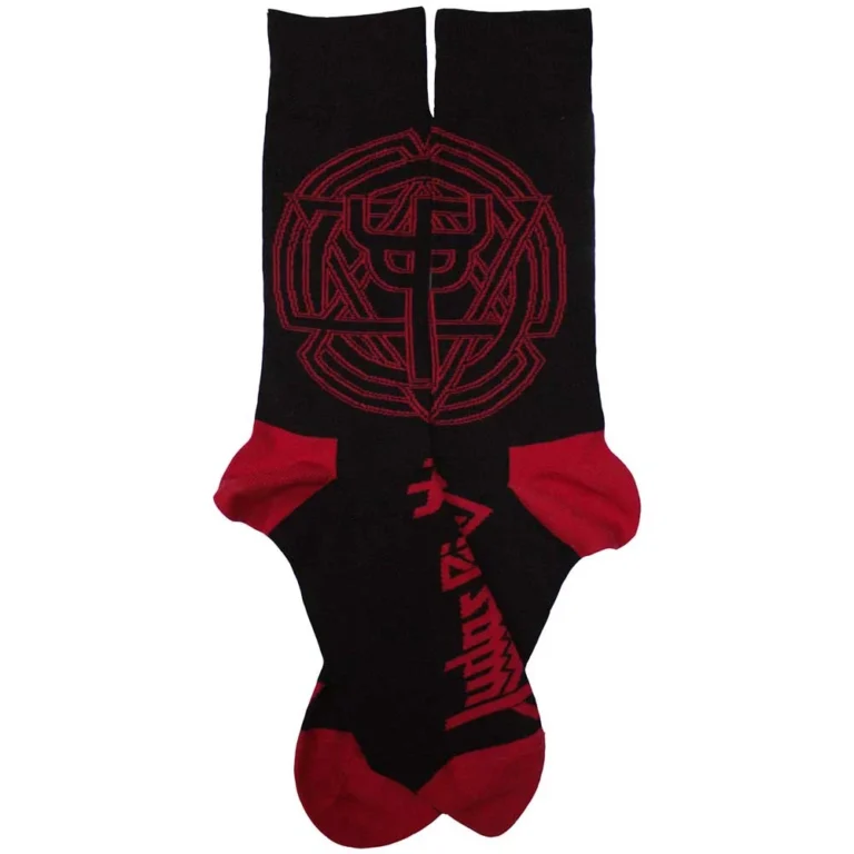 Judas Priest Trident Emblem (Black) (UK Size 7 – 11) Socks
