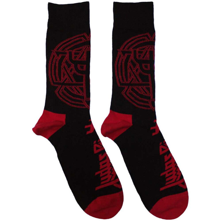 Judas Priest Trident Emblem (Black) (UK Size 7 – 11) Socks