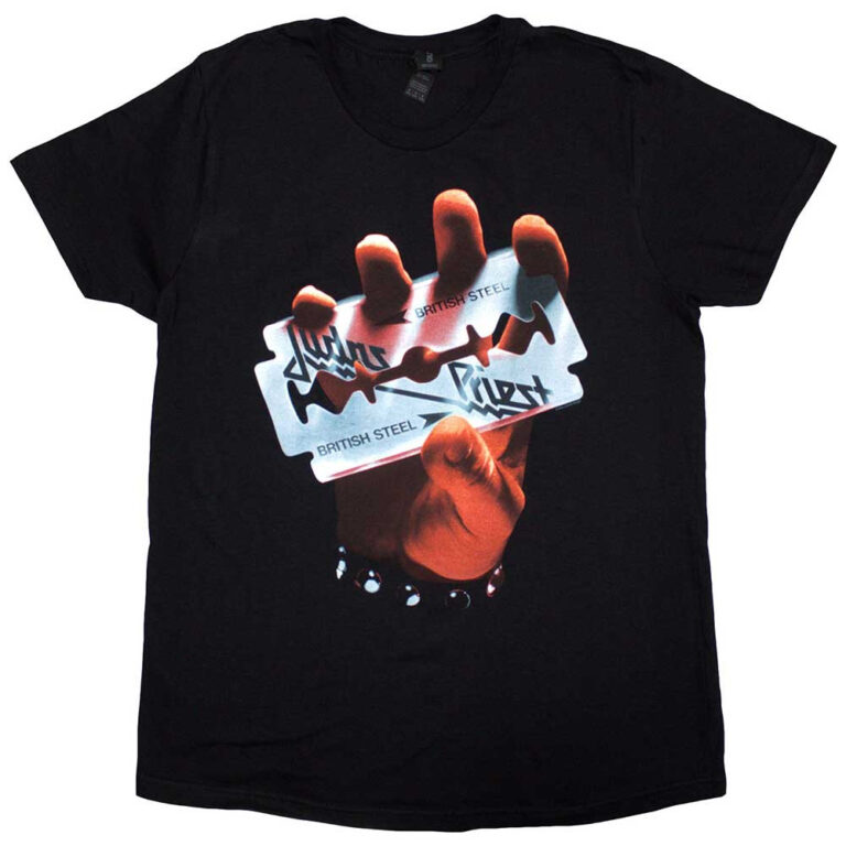 Judas Priest British Steel Ladies T-Shirt