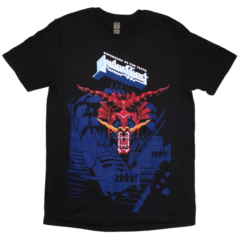 Judas Priest Defenders Blue T-Shirt