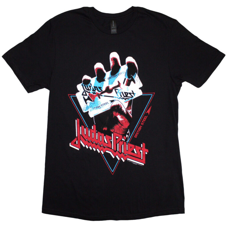 Judas Priest British Steel Hand Triangle T-Shirt