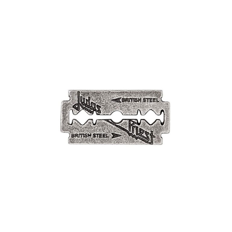 Judas Priest Razorblade Pin Badge