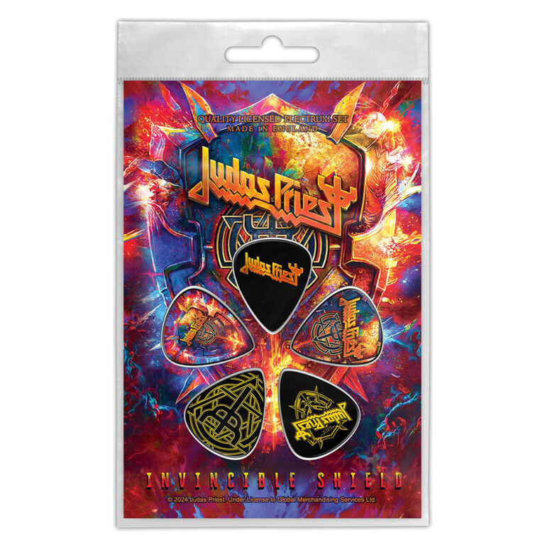 Judas Priest Invincible Shield Plectrum Pack