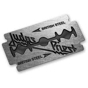 Judas Priest British Steel Enamel In-Fill Pin Badge