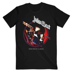 Judas Priest Stained Class Album Circle Black T-Shirt