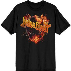 Judas Priest United We Stand Black Back Print T-Shirt