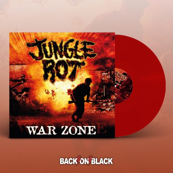 Jungle Rot - WAR ZONE (RED VINYL) Vinyl LP