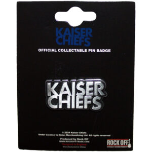 Kaiser Chiefs Skewed Logo Pin Badge