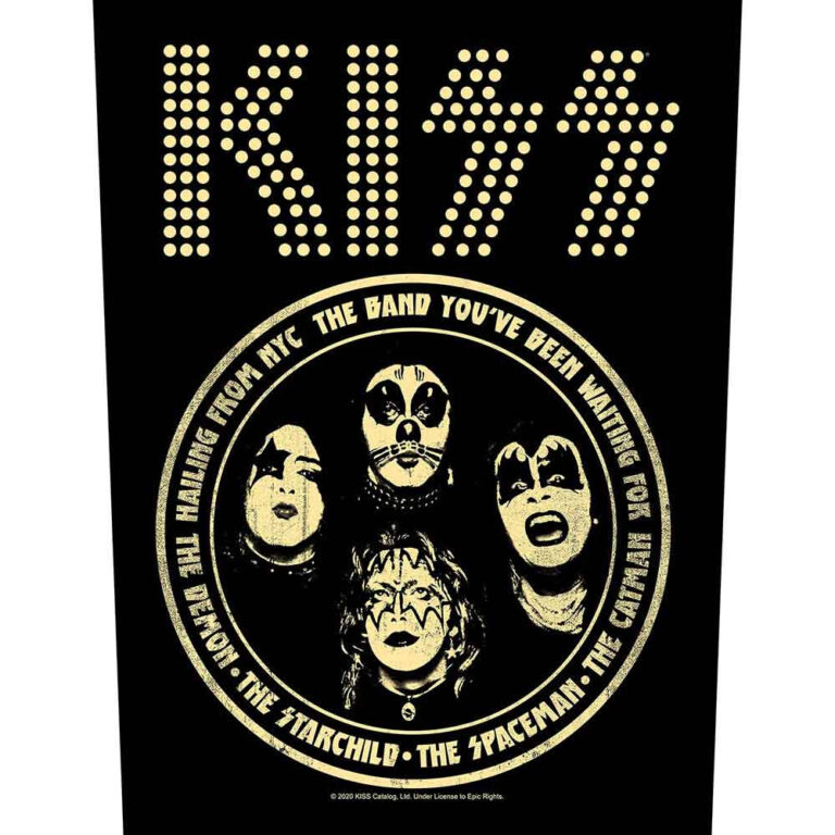 KISS Hailing From NYC Back Patch