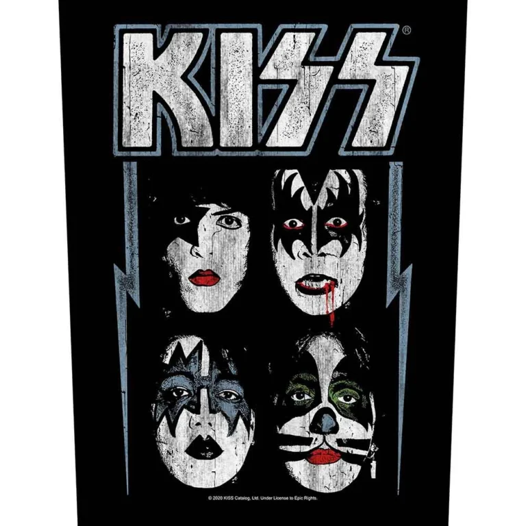 KISS Faces Back Patch