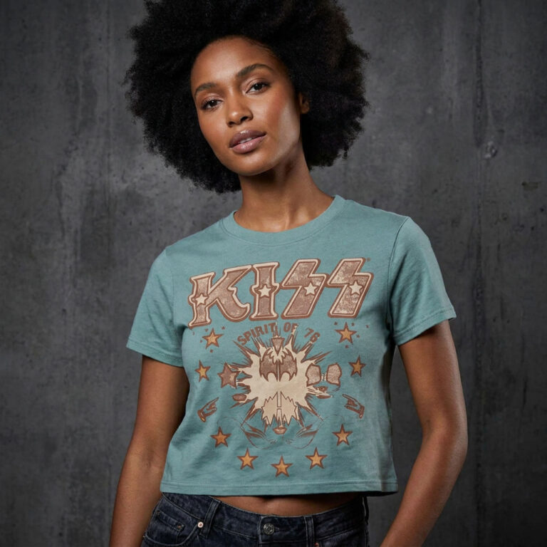 KISS Spirit of ’76 Ladies Crop Top