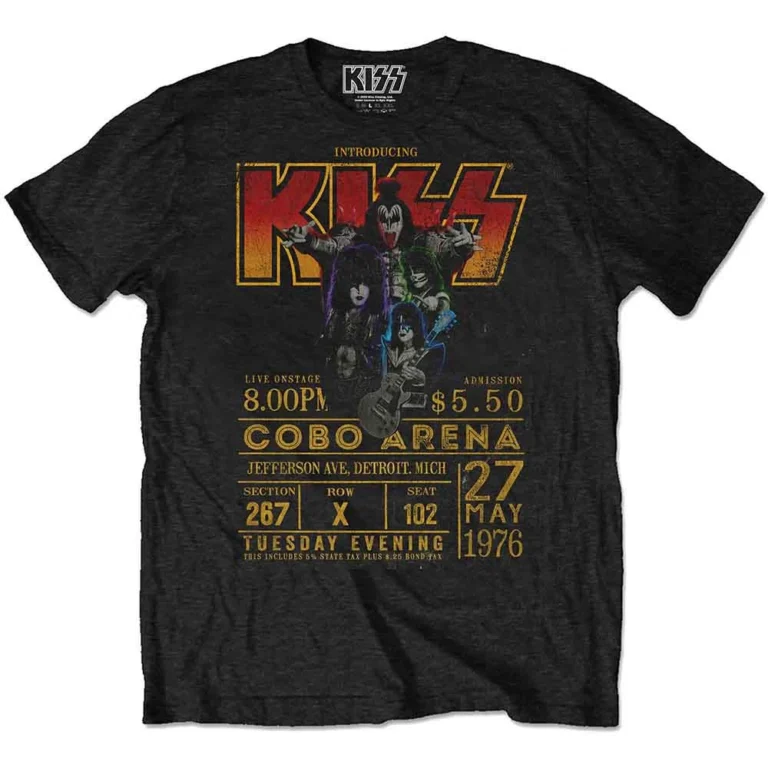 KISS Cobo Arena ’76 T-Shirt