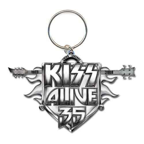 KISS Alive 35 Tour (Die-cast Relief) Keychain