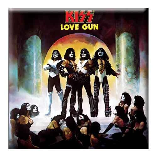 KISS Love Gun Album Fridge Magnet