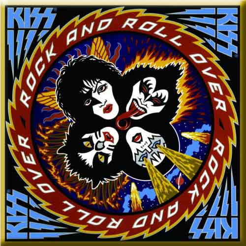 KISS Rock & Roll Over Album Fridge Magnet