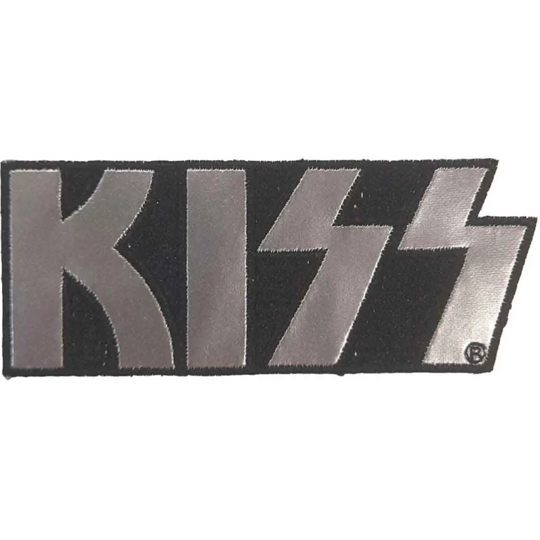 KISS Chrome Logo Patch