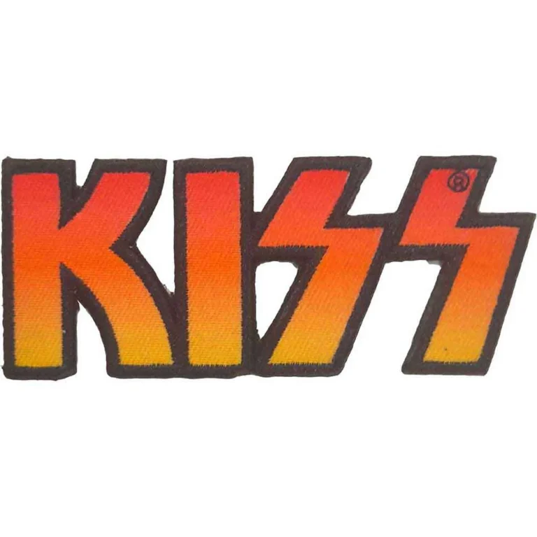 KISS Cut-Out Logo Patch